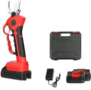 Electric Pruning Shears Professional Cordless Electric Pruning Battery Powered, Tree Branch Pruner Rechargeable Lithium Battery, 32mm (1.25inch) Cutting Diameter