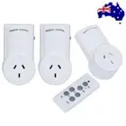 AU Plug 3 Main Outlet Power Point Socket+1 Smart Home Wireless Remote Controller