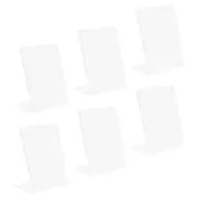 6 Pcs QR Code Payment Card Table Stands for Signs Document Display