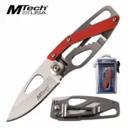 MTech USA 3.5" Folding Pocket Knife MT-1017RD Hunting Work Outdoors Knife EDC