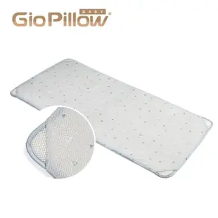 【GIO Pillow】大床 70×120cm 智慧二合一有機棉透氣嬰兒床墊 XM號(透氣床墊 可水洗床墊 嬰兒床墊 彌月禮)