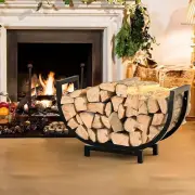 Fireplace Kindling Tool Firewood Log Burning Rack for Backyards Indoor Deck