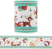 WEKAMOS 1Roll Adorable Decorative Border Trim Wear Resistant Cartoon Border Sticker for Classroom Holiday Decorations for Blackboard Bulletin Board Windows and More