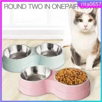 在飛比找蝦皮購物優惠-Double Pet Bowls Dog Food Wate