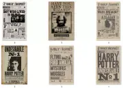 Harry Potter Daily Prophet Front Page Dumbledore Sirius Black Azkaban 6 Prints