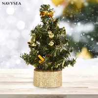 在飛比找蝦皮購物優惠-Nac-15cm 裝飾迷你聖誕樹易於維護 PVC 不枯萎人造