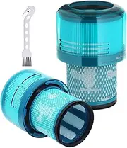 [TOPALL] Vacuum Filter for Dyson V15,HEPA Filter Replacement for Dyson,Vacuum Accessories,Compatible with Dyson V15 Detect,V15s, Replaces Part #970013-02 (2 P)