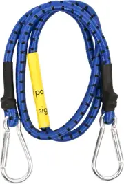 Heavy Duty Bungee Cord with Carabiner Hook, 91 Cm Size