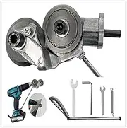Electric Drill Plate Cutter,Double Headed Electric Drill Shears, Professional Electric Sheet Metal Power Tools DIY Metal Drill Attachment, Electric Drill Plate Cutter Attachment (6pcs)