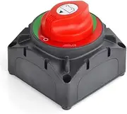 300A 600A Heavy Dudy Auto Battery Disconnect Switch 12V 24V 48V Marine Battery Mass Switch Cut On Off Switch Fit for Car Boat(3 Position 600A M10)