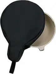 DOKSMERIA Cast Iron Skillet Bag for 8/10/12In Skillets, Water Resistant Skillet Pan Storage Bag Durable Frying Pan Bag with Hanging Loop, Lightweight Skillet Bag for Camping Outdoors (Black)