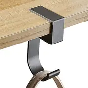 Headphone Desk Hanger | Practical Desk Bag Hanger,Portable 5-Shaped Hook, Movable Table Rack, Metal Storage Tool Space-Saving for Living Room Bedroom