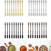 Mini Spoon Metal Scoop - 36 PCS Stainless Steel Measuring Spoons for Spices, Herbs, Coffee, Sugar | Tiny Shovel Design for Precise Powder & Kitchen Use