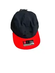Under Armour Youth Boys OSFA Stretch Fit Gray Orange Vented Baseball Cap