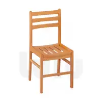 在飛比找蝦皮購物優惠-【Lulu】 三橫椅 原木色 377-1 ┃ 方椅 餐椅 休