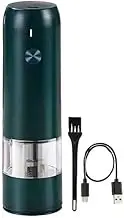 JSEIAJB Rechargeable Pepper Grinder Kitchen Utensils Electric Sea Salt Black Pepper Grinder(White-Cow candy8)