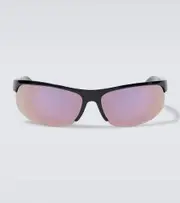 [Miu Miu] Miu Miu Miu Miu Runway flat-top sunglasses One Size black