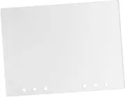 GRADENEVE Minimalist Frosted Acrylic Organizer Cover for Binder Removable and Versatile Notebook Cover for School Office and Home Use