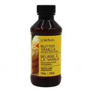LorAnn Bakery Emulsions Natural & Artificial Flavor 4oz-Butter Vanilla 0806-0742
