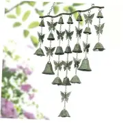 Butterfly Wind Chimes for Outside, Large Strung Verdigris Windchimes with