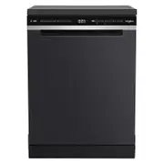 Whirlpool 60cm Freestanding Dishwasher - Black Stainless Stee