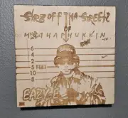 Eazy E Str8 Off The Streets Album Cover Laser Etched Wall Art