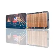 Derwent Lightfast Colored Pencils 36 Tin Set of 36 4mm Wide Core 100% Lightfa...