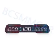 Car Head Up Display Digital HUD Speedometer Compass Speed Meter Overspeed Alarm (for: Volkswagen)