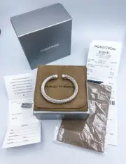 NIB David Yurman 585 Gold 925 Silver Bracelet 7mm - $925 Retail