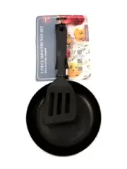 CORE 2 Piece Mini Fry Pan Set & Slotted Turner Red 1-Egg Non-Stick NEW