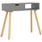 vidaXL Console Table Grey 80x30x72 cm Solid Pinewood OLL