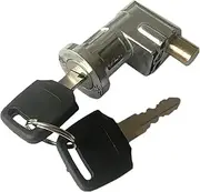 Ignition Switch Battery Box Safety Lock Motorcycle Battery Locks Durable with 2 Keys Ignition Switch Battery Safety Lock Motorcycle Ignition Switch Lock