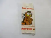 Vtg NOS 1978 Garfield The Cat Graphic Jim Davis Kitchen Towel and Dish Rag