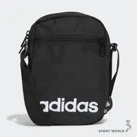 在飛比找ETMall東森購物網優惠-Adidas 側背包 Essentials 拉鍊 黑【運動世