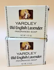 Vintage Yardley Old English Lavender 1979 Fragranced Soap Lot 2