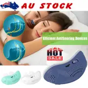 Micro Electric CPAP Noise Anti Snoring Device Sleep Apnea Stop Snore Aid StoppPB