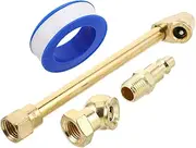 MAGICLULU 1 Set Of Quick Connect Hose Fittings Tire Chuck Metal Car Tire Inflator Nozzle Air Hose Connector Tire Pressure Pump Nozzle