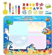 lyanny Water Painting Mat | Reusable Water Drawing Mat for Kids - Large Kids Painting Water Drawing Mat, Reusable Toddler Water Writing Mat