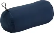 Microbead Bolster Tube Travel Pillow - Compact Neck Roll Pillow for Airplane, Ca