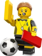 LEGO Soccer Ref Woman w/ cards & ball Minifigure Series 24 NEW SEALED 71037 CMF