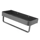 (Without Hooks)Shower Caddy Wall Mount Shelf Basket Aluminium Large Capacity