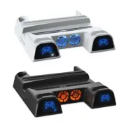 Disc Storage Rack Multi-function Fan Base Game Handle Charging Station For