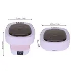 (UK Plug)10L Foldable Washing Machine Mini Underwear Laundry Machine Small Po