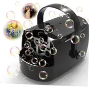 Bubble Machine Durable Automatic Bubble Blower, 18000+ Big Bubbles Per Black