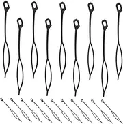 SOESFOUFU 30pcs Dreadlock Crochet Hooks Set Reusable Hair Styling Tool for Creating Dreadlocks Unique Hairstyles Easy to Clean Practical Hair Crochets Needle