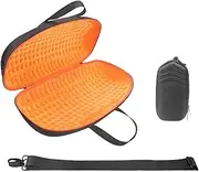 BaotyJie Compact Carrying Bag for Portable Boombox Storage, Inner Orange