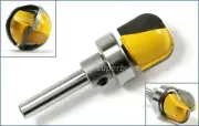19mm Round Nose Top Bearing Woodworking Cutting Router Drill 6mm Shaft Bit Tool