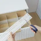 4Pcs Adjustable Drawer Divider Partition Board Space-saving Cabinet Organizer