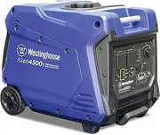 [Westinghouse] iGen4500s Digital Inverter Generator 3700W Running/4500W Starting, Electric Start, 100% Pure Sine Wave, Ideal for Outdoor Adventures and Home Backup Power Supply – Blue