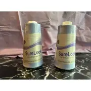Lot of 2 Blue Surelock for Overlock Machines 100% Spun polyester 6000 Yard Total